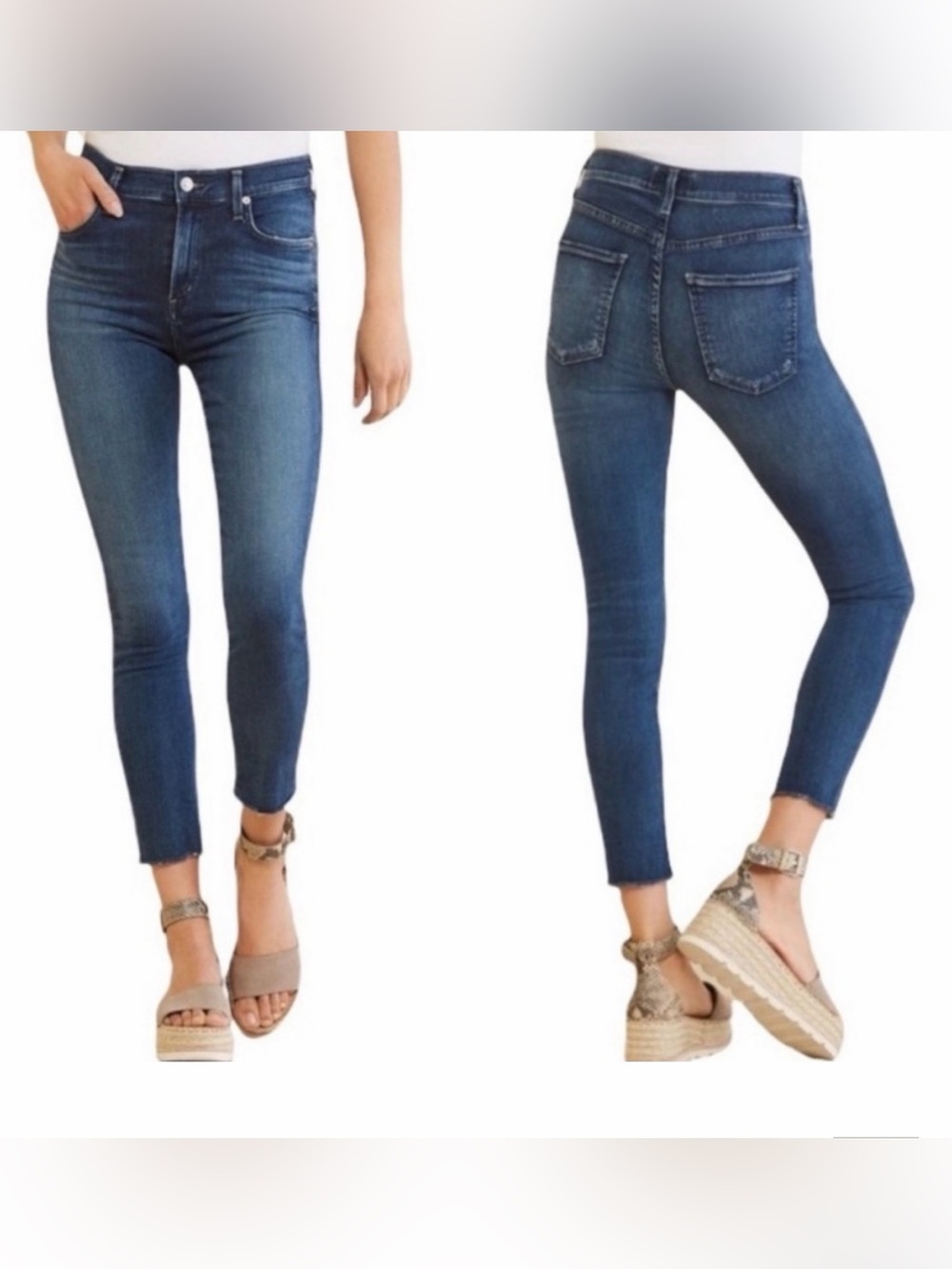 AGOLDE SOPHIE RAW HEM JEANS SIZE 27